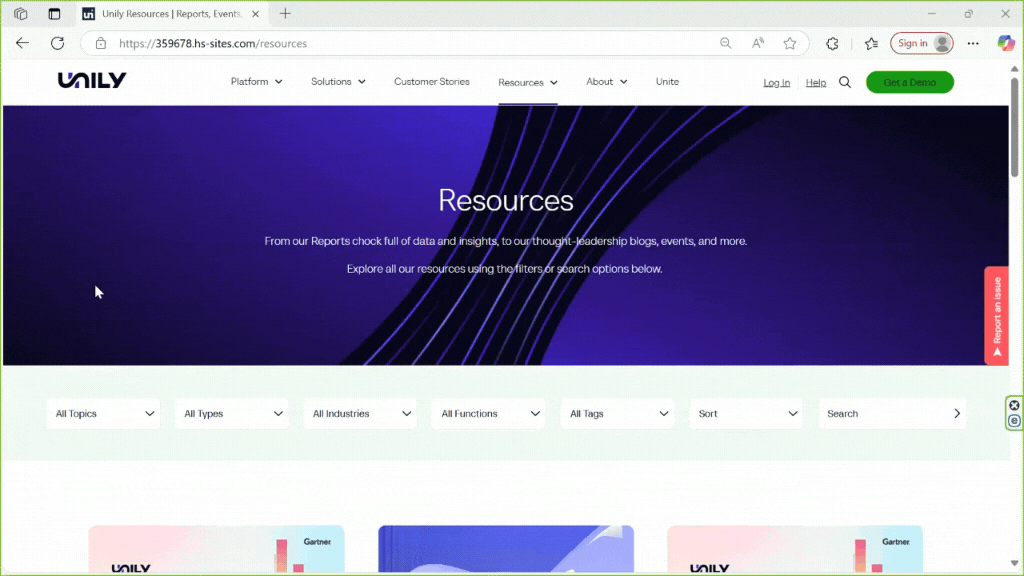 Blog Resources Redesign by SpotDev