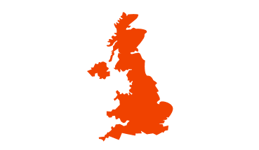 A map of the United Kingdom